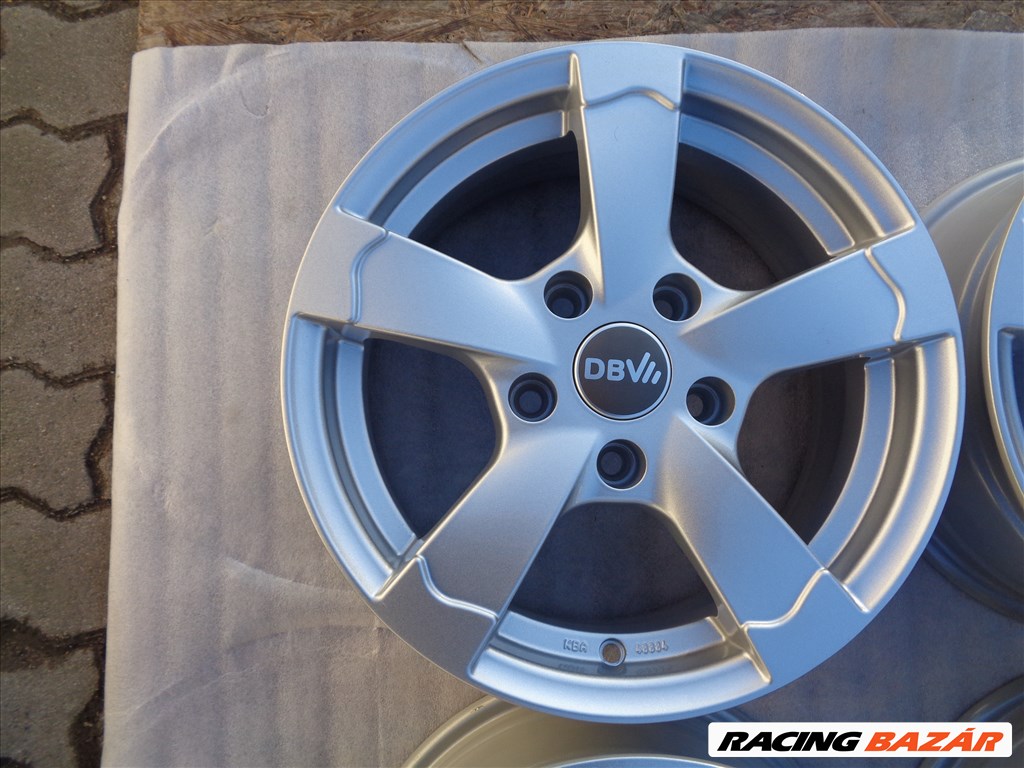 Új DBV Germany alufelni 15-ös, 5×114.3-as osztóval eladó. 2. kép