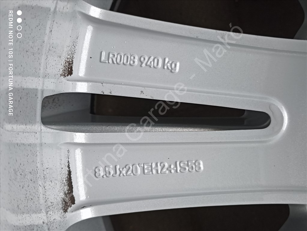 5x120 20" Land Rover újszerű alufelni garnitúra + TPMS (R) 8. kép