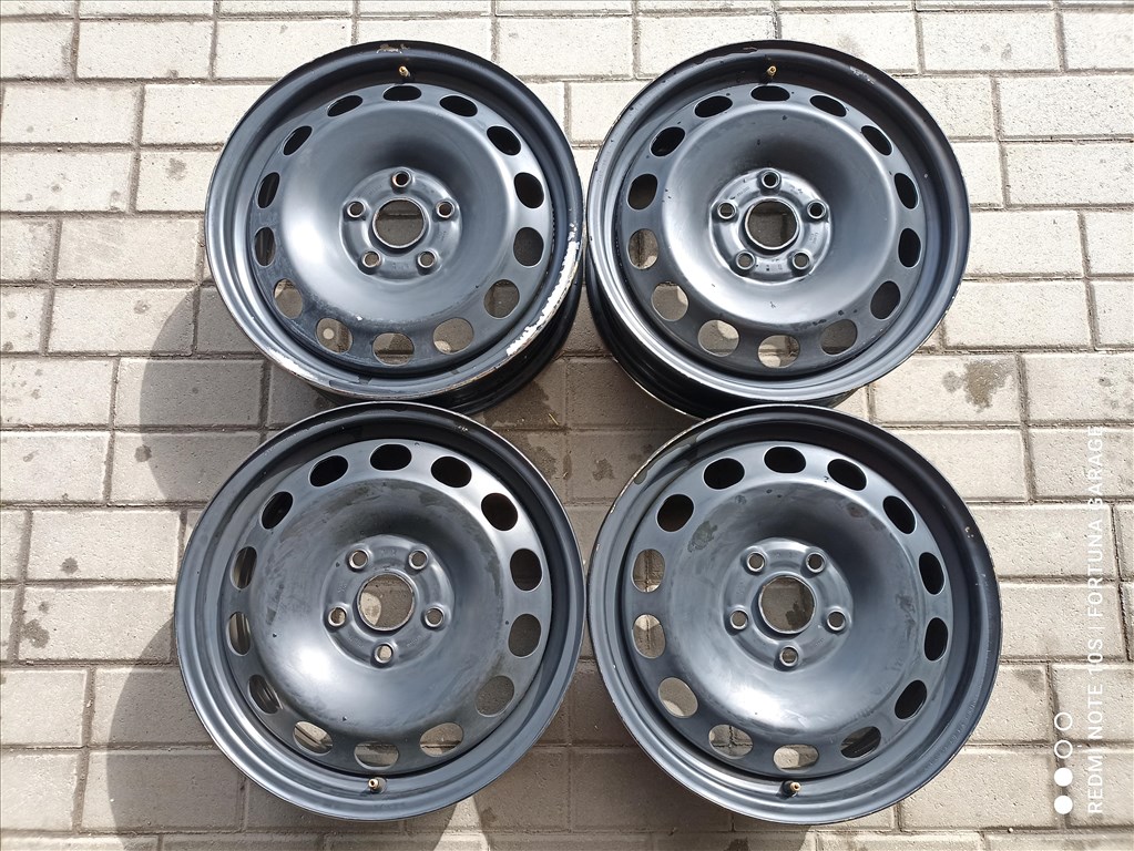 5x112 16" Audi/ Seat/ VW használt lemezfelni garnitúra (R612) 1. kép