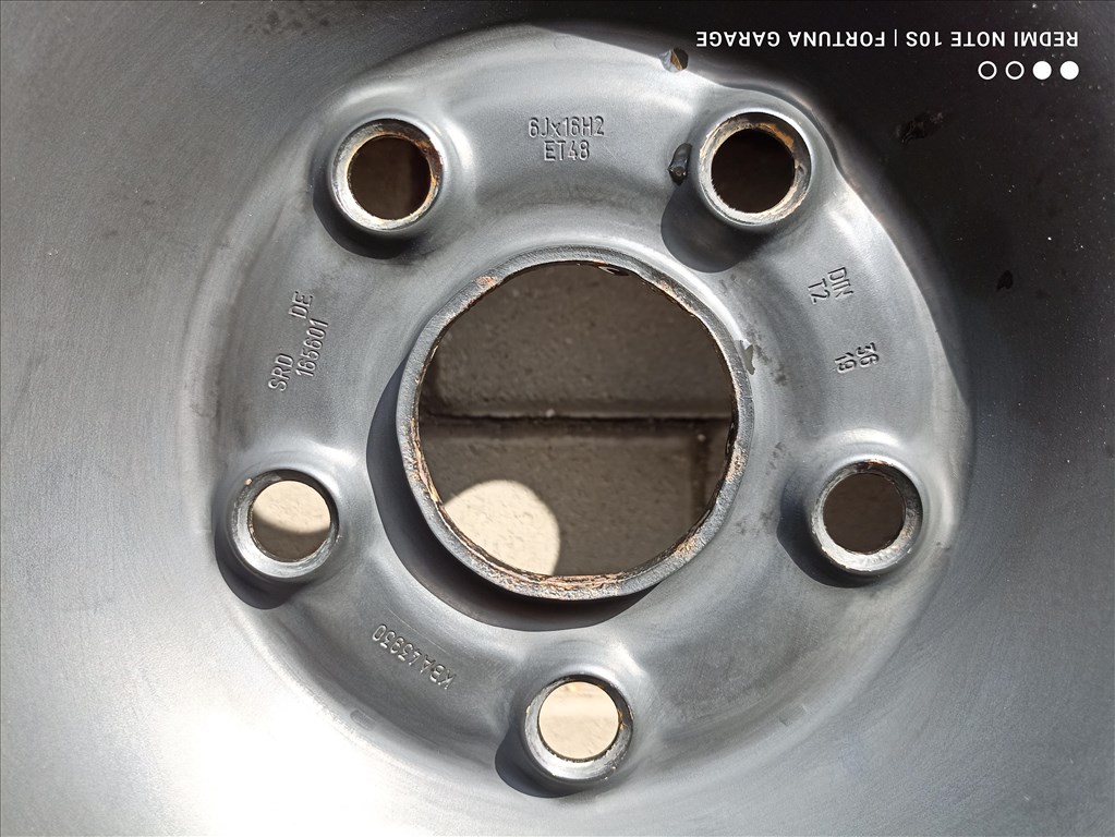 5x112 16" Audi/ Seat/ VW használt lemezfelni garnitúra (R612) 7. kép