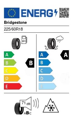 Bridgestone A005 EVO XL 225/60 R18 104V off road, 4x4, suv négyévszakos gumi 2. kép