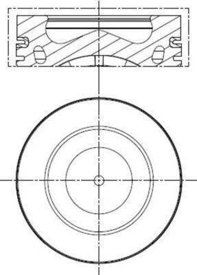 dugattyú MAHLE 028 PI 00121 000 for AUDI, VW, CUPRA