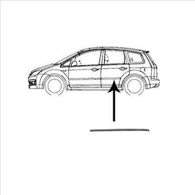 Ford Focus C-Max oldalsó díszléc 2003-