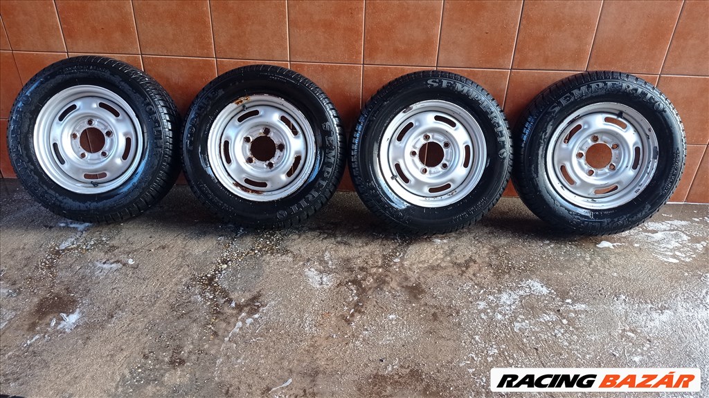KIA SPORTAGE 15" LEMEZFELNI 5X139,7 NYÁRI  SEMPERIT GUMIKKAL!!! 1. kép