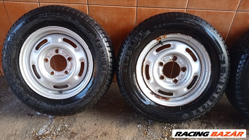 KIA SPORTAGE 15" LEMEZFELNI 5X139,7 NYÁRI  SEMPERIT GUMIKKAL!!! 2. kép