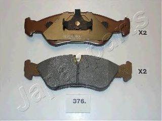 JAPANPARTS PA-376AF - fékbetét CHEVROLET DAEWOO OPEL