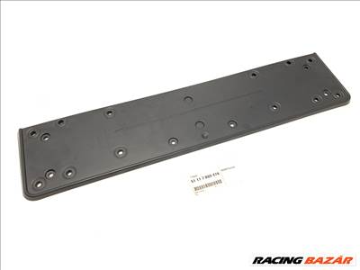 BMW 5-ös E60/E61 első lökhárító rendszámtartó betét M-sport és M5 - Gyári új 51117899474