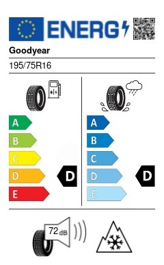 Goodyear UltraGrip Cargo 195/75 R16C 110/108R M+S 3PMSF kisteher téli gumi 2. kép