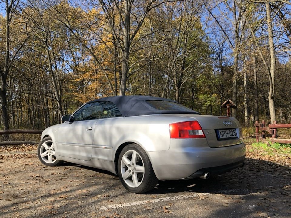 Eladó Audi A4 Cabriolet 3.0 V6 MultItronic gyári szép szervizelt kedvező áron eladó. 14. kép