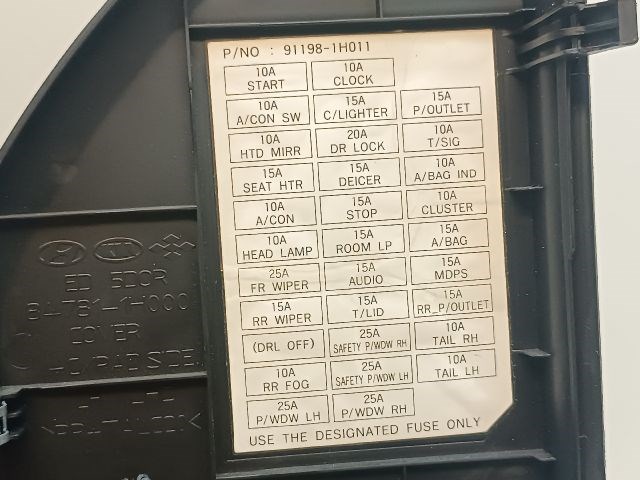 KIA CEED Bal Műszerfal Oldalkárpit 8. kép