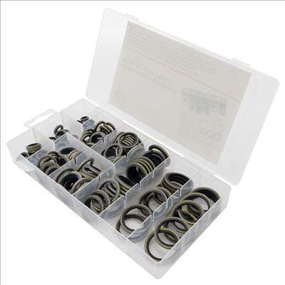 Lincos Tömítő alátét készlet – Metrikus méretek, 150db - AST-2312