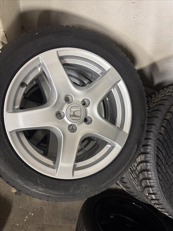 Honda gyári 7x17-es 5x114,3-as ET55 könnyűfém felni garnitúra eladó 2. kép