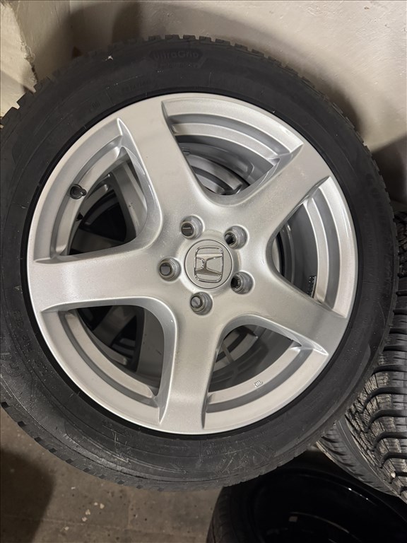 Honda gyári 7x17-es 5x114,3-as ET55 könnyűfém felni garnitúra eladó 3. kép