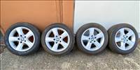  5x120 lyukosztású 16" újszerű (gyári BMW alufelni), rajta 205/55 használt Bridgestone téli gumi