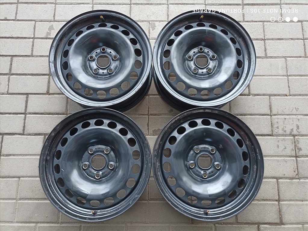 5x112 16" Volkswagen használt lemezfelni garnitúra (R616) 1. kép