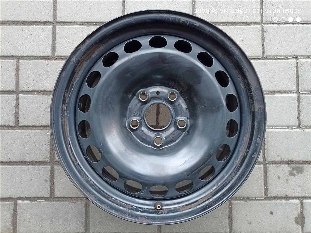 5x112 16" Volkswagen használt lemezfelni garnitúra (R616) 5. kép