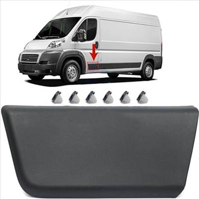 Citroen Jumper/Peugeot Boxer/Fiat Ducato új utángyártott díszléc bal első ajtó 2006-tól