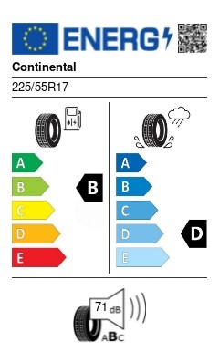 Continental Vanco FourSeason 225/55 R17C 101H M+S kisteher négyévszakos gumi 2. kép