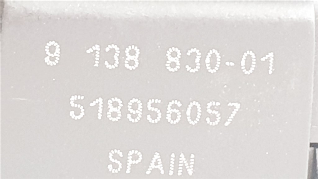 508303 Bmw 5, E61, 2009, Kombi, Biztosíték Tábla, Csomagtér, Jobb, 9138830 6. kép