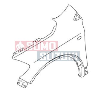 Suzuki S-Cross bal első sárvédő indexes Maruti Suzuki Gyári termék 57711-61M00 3. kép