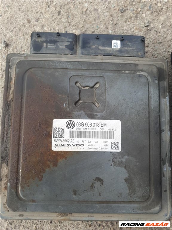 Volkswagen Passat B6 motorvezérlő szett 03g906018em 5wp45562ae 3. kép