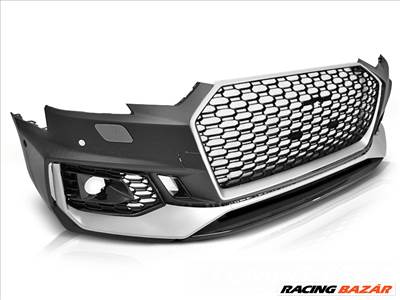 Audi A4 (B9) Első LökhárÍtó RS4 Style PDC Ezüst-Fe