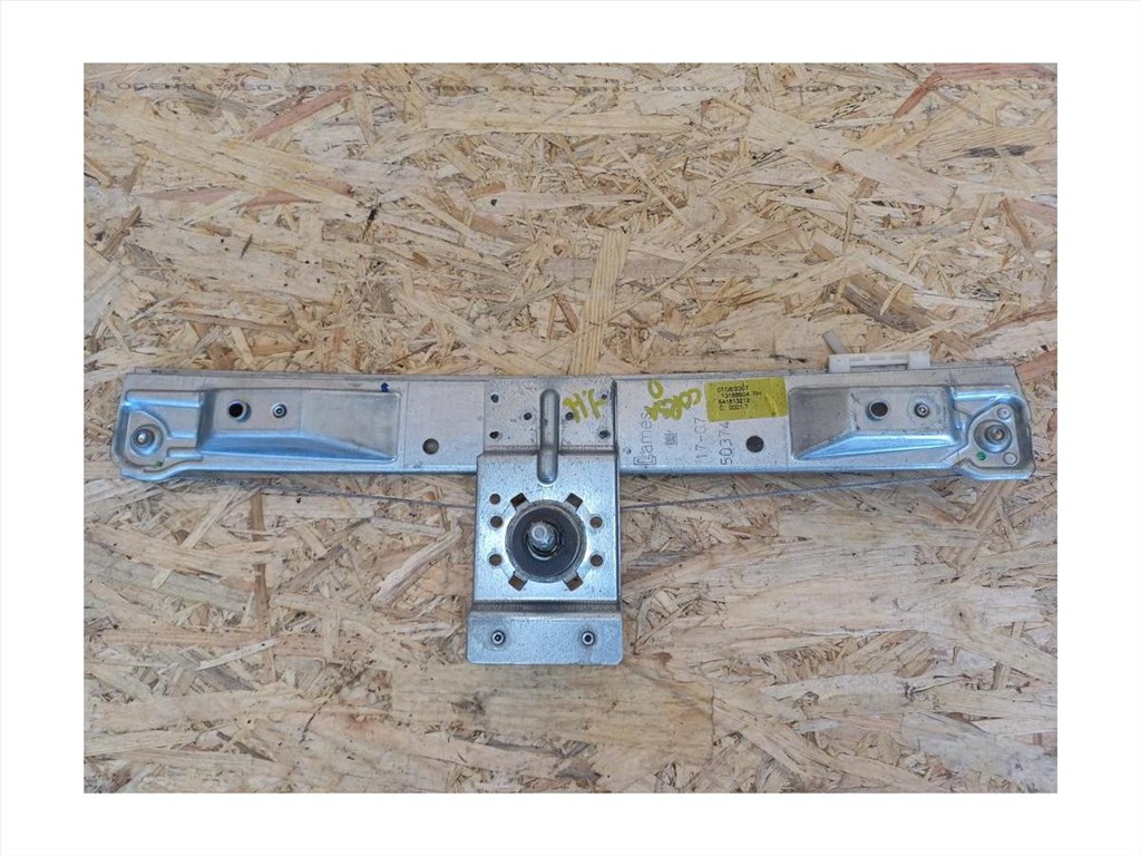 Opel Corsa D (2006-2015) Jobb Hátsó Ajtó Ablakemelő Szerkezet Mechanikus  1. kép