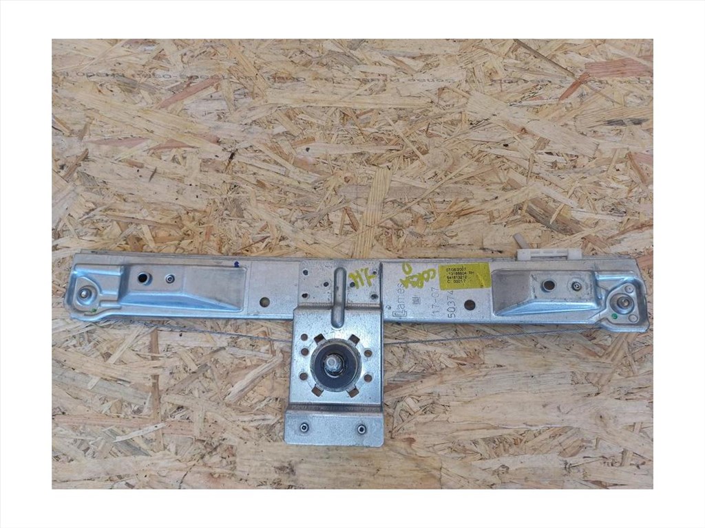 Opel Corsa D (2006-2015) Jobb Hátsó Ajtó Ablakemelő Szerkezet Mechanikus  3. kép