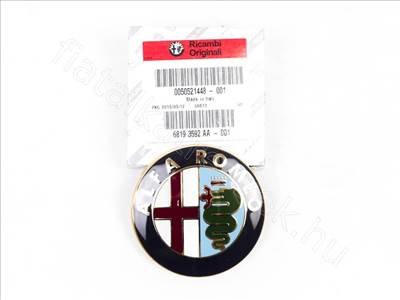 Első embléma 6 db KIT ALFA ROMEO GIULIETTA - FIAT eredeti 50521448_KIT6