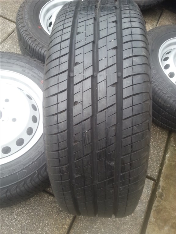  5x160 lyukosztású gyári Ford Turneo Custom lemezfelni, rajta 215/65R15C Continental nyári gumi  9. kép