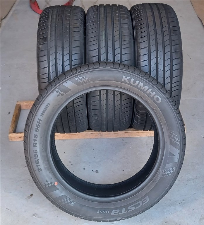  Új Kumho Ecsta HS51 215/55 R18 nyári gumik 110e./4db 3. kép