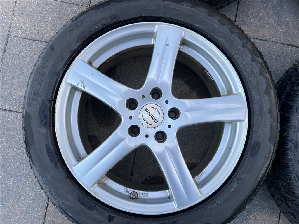ENZO G Silver 17" 5×112 téli alufelni szett ELADó! 2. kép