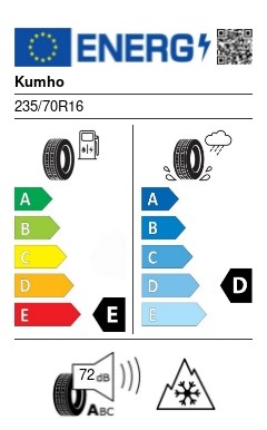 Kumho Road Venture AT52 235/70 R16 106T négyévszakos gumi 2. kép