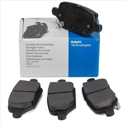 Renault Megane II új utángyártott fékbetét garnitúra tárcsafékhez első tengely DELPHI 2002-2008-ig