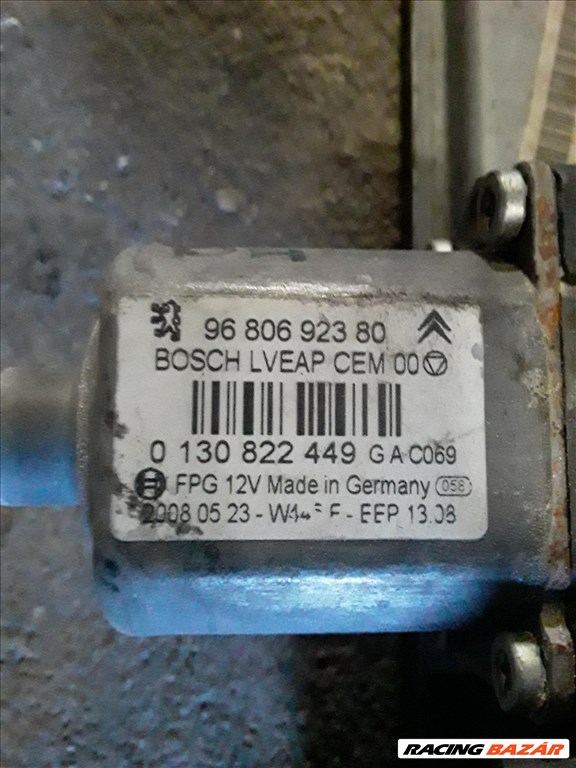 Peugeot 308 Bal Hátsó Ablakemelő Szerkezet Motor  3. kép