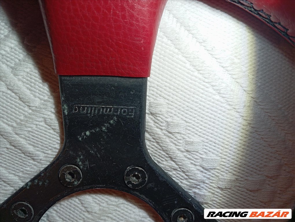 Formuling retro sportkormány bordó bőr oldtimer 2. kép