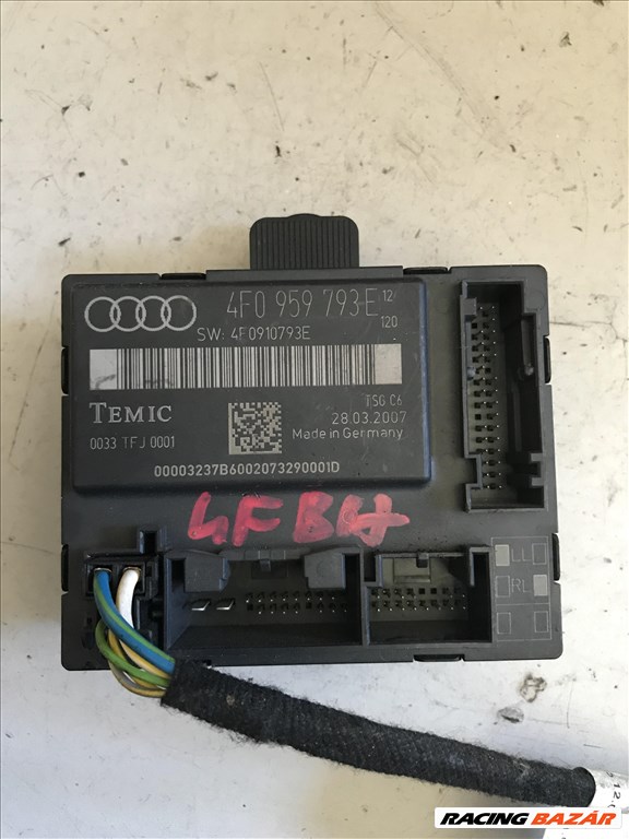 Audi A6 (C6 - 4F) Bal hátsó ajtóvezérlő 4f0959793e 1. kép