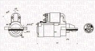 MAGNETI MARELLI 063721246010 - önindító FORD