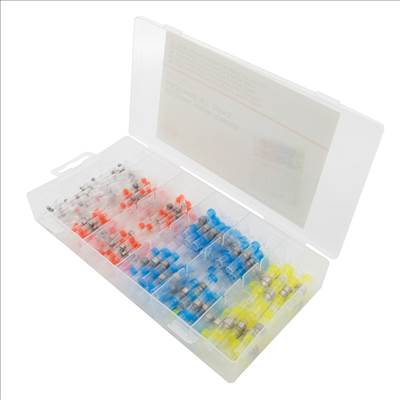 Lincos Forrasztható zsugorcsatlakozó készlet, 200db - AST-3213