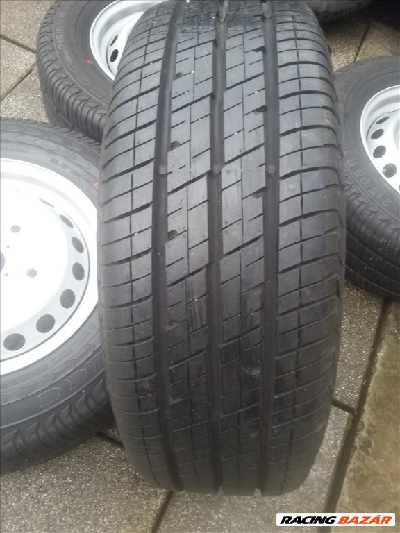  5x160 gyári Ford Turneo Custom lemezfelni, rajta 215/65R15C újszerű Continental nyári gumi  6. kép