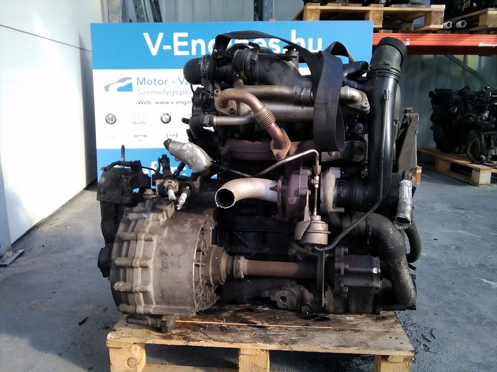 VW/Skoda/Seat/Audi 1,9PDTDI, ASZ bontott motor  3. kép