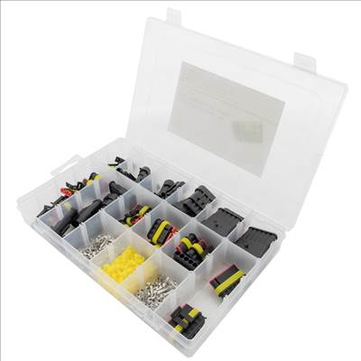 Lincos Elektromos csatlakozó készlet, 424db - AST-3250