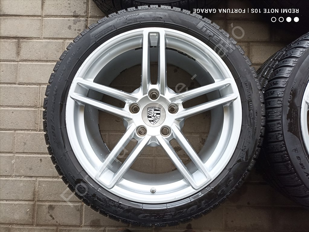 5x130 19" Porsche 911 Carrera 4S használt téli kerékgarnitúra 3. kép