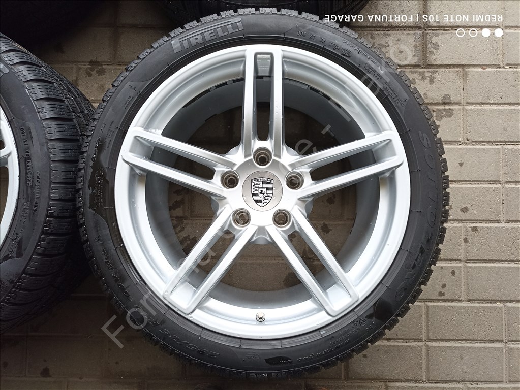 5x130 19" Porsche 911 Carrera 4S használt téli kerékgarnitúra 4. kép