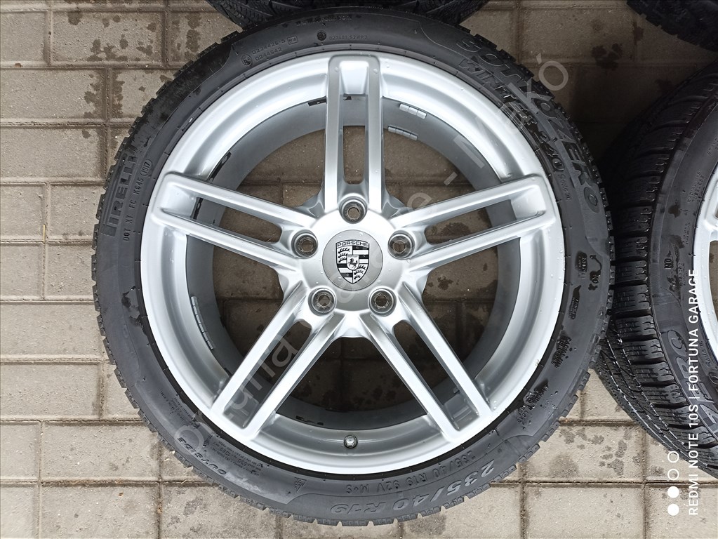 5x130 19" Porsche 911 Carrera 4S használt téli kerékgarnitúra 5. kép