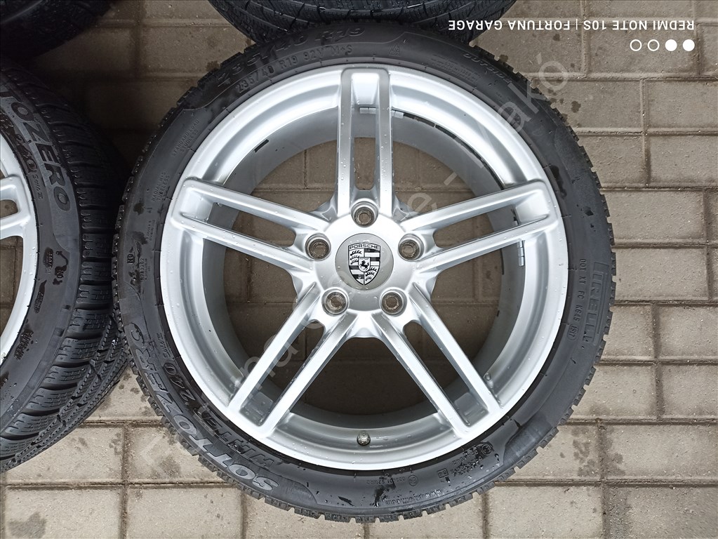 5x130 19" Porsche 911 Carrera 4S használt téli kerékgarnitúra 6. kép