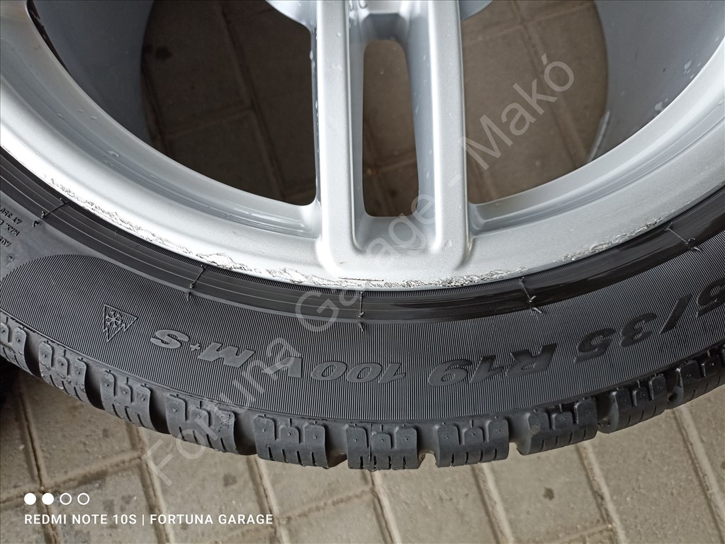 5x130 19" Porsche 911 Carrera 4S használt téli kerékgarnitúra 7. kép