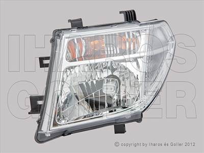 Nissan Navara 2005-2015 - Fényszóró H4 bal -07.06 (motorral) TYC