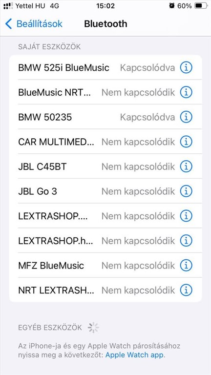 BLUEMUSIC BLUETOOTH AUDIO BMW E81 E82 E90 E91 E60 E61 E63 E64 E89 E84 E70 E71 5. kép