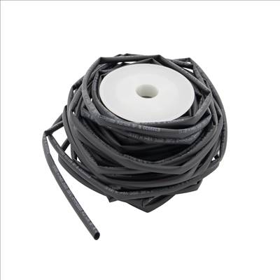 Lincos Zsugorcső tekercs ø2.5mm, fekete, 10m - AST-3321